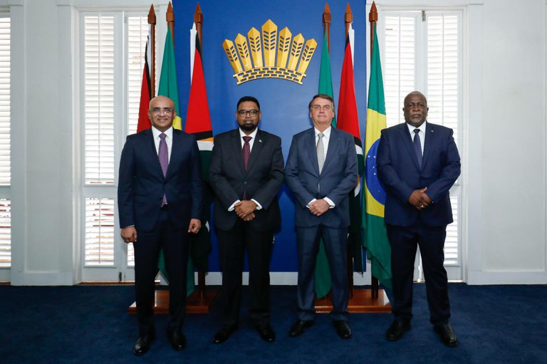 Presidente da República, Jair Bolsonaro, faz visita oficial à Guiana