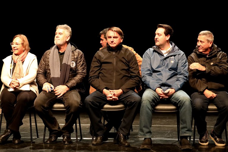 Presidente da República, Jair Bolsonaro, participa da Marcha para Jesus