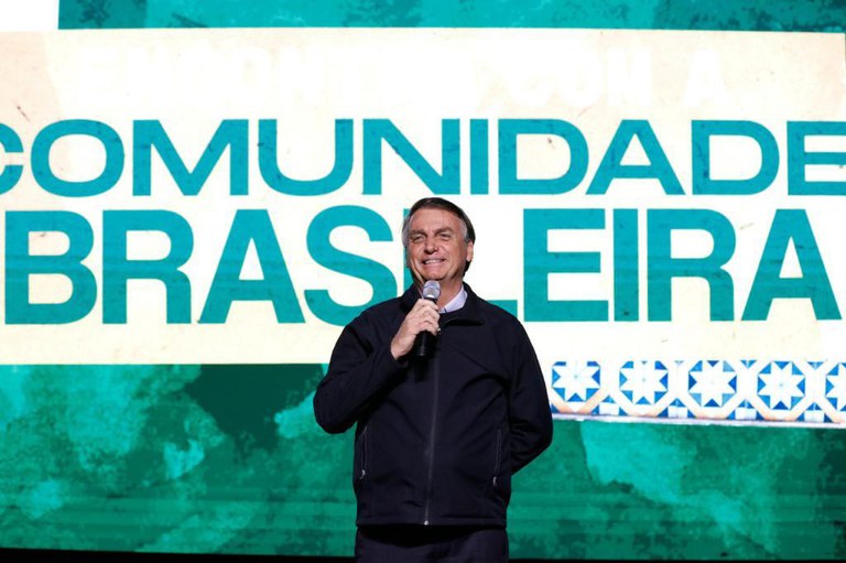 Presidente da República, Jair Bolsonaro, participa de encontro com a comunidade brasileira em Orlando