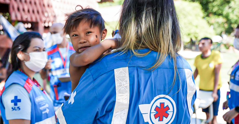 Ação emergencial na terra indígena Yanomami
