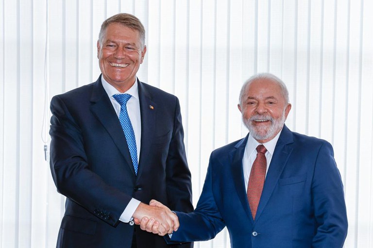 Presidentes Lula e Klaus Iohannis