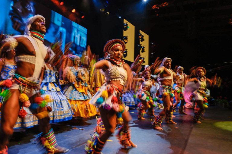 Apresentação artística em Salvador (BA)