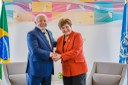 Presidente Lula e a Diretora-Geral do FMI, Kristalina Georgieva