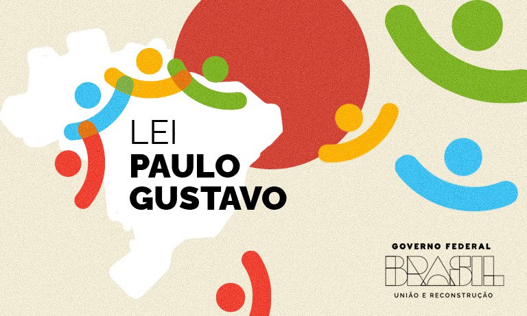 Banner de apresentação da Lei Paulo Gustavo