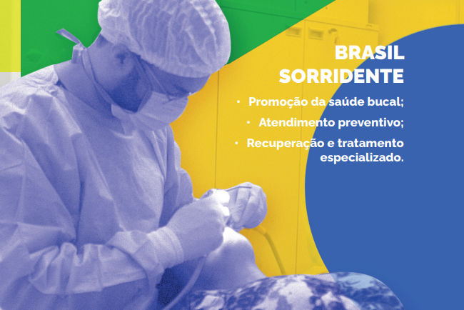 Banner de apresentação do Programa Brasil Sorridente