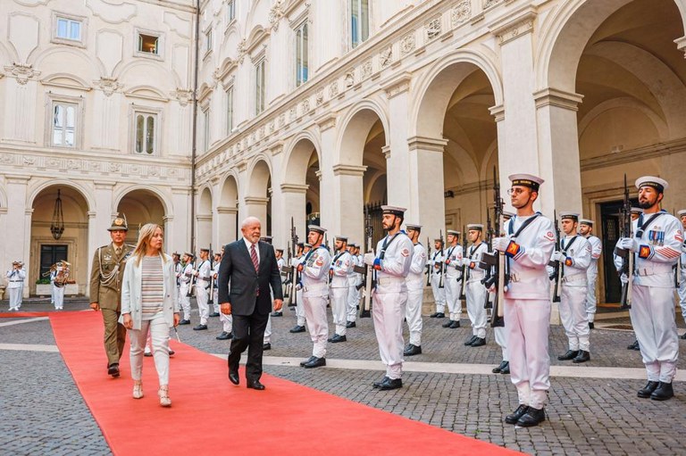 Lula e Giorgia Meloni