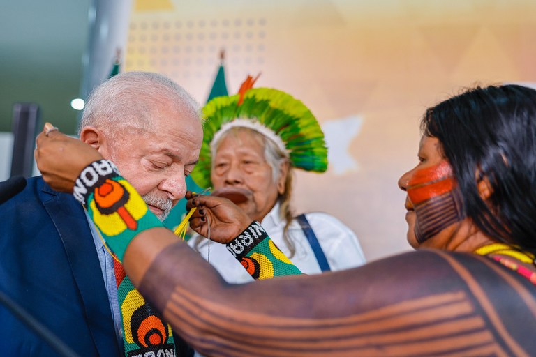  Presidente da República, Luís Inácio Lula da Silva, durante cerimônia por ocasião do Dia Mundial do Meio Ambiente - Foto: Ricardo Stuckert (PR)