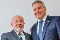 Lula convida chanceler federal austríaco a visitar o Brasil
