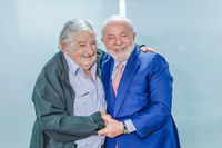 Presidente Lula recebe José Mujica, ex-presidente do Uruguai
