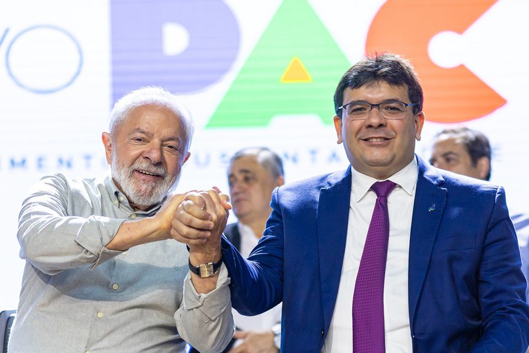 Presidente Lula e o governador do Piauí, Rafael Fonteles