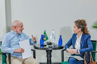 Em conversa com secretária-geral da Organização do Tratado de Cooperação Amazônica, Lula defende fortalecimento da instituição