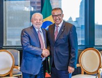 Em Nova York, Lula se encontra com diretor-geral da Organização Mundial da Saúde