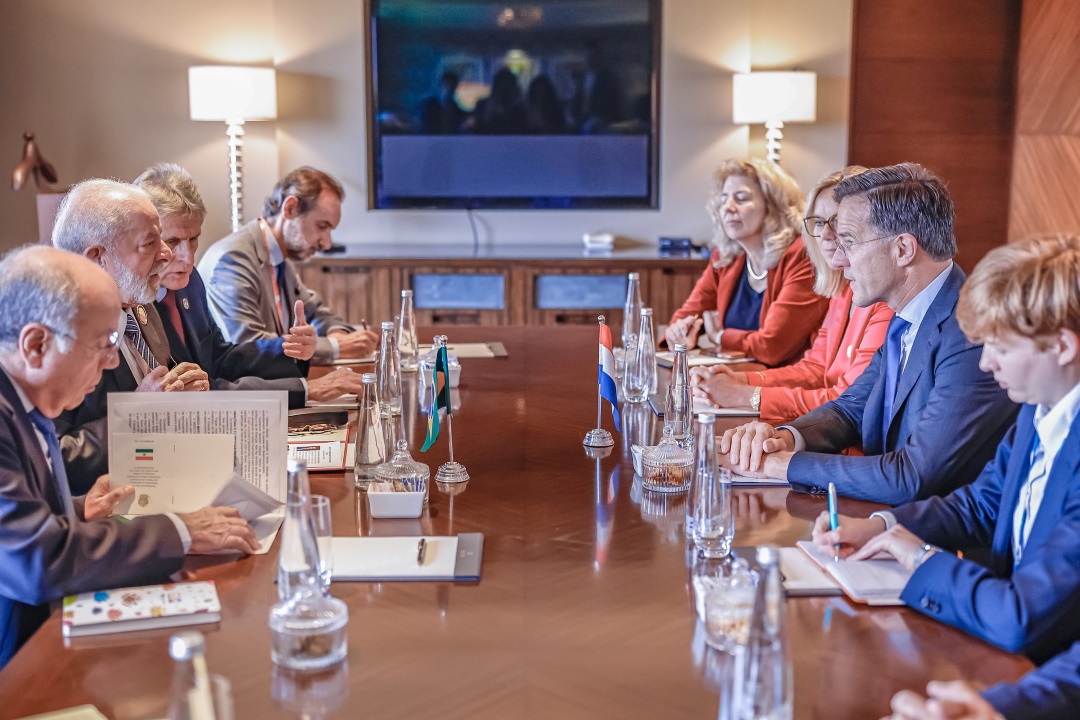 Presidente Lula e primeiro-ministro Mark Rutte