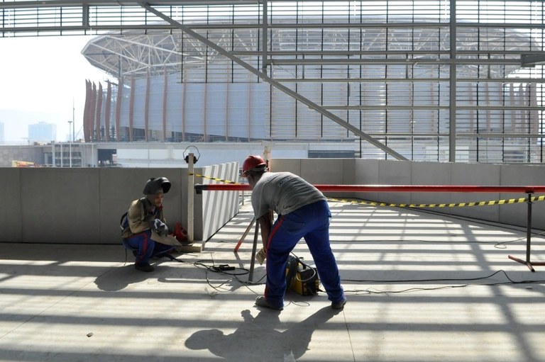 Obras na Arena Carioca 3