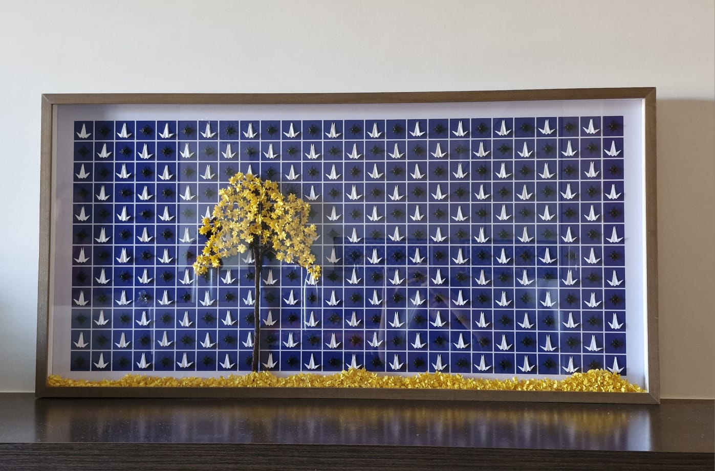 Lula presenteia Fumio Kishida com quadro de origami 3