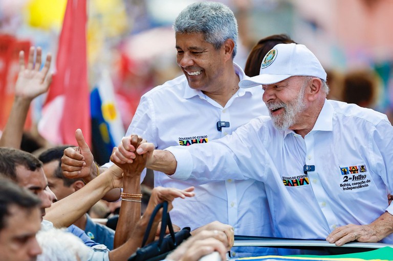 Presidente Lula em ato na Bahia
