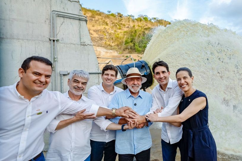 Cerimônia marcou a entrega de mais uma etapa do Caminho das Águas. Ações fazem parte do Novo PAC, programa que tem investimento total previsto de R$ 45,9 bilhões para Pernambuco