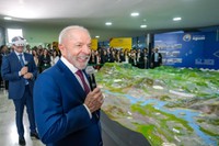 Presidente inaugura maquete da Transposição do Rio São Francisco no Palácio do Planalto