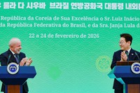 “Agora, damos início a um renovado ciclo de desenvolvimento e prosperidade compartilhada entre Brasil e Coreia do Sul”, afirma Lula em Seul