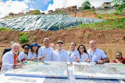 Presidente Lula anunciou entrega de obras de contenção de encostas