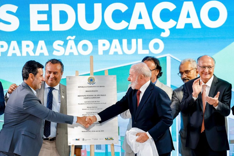 “Vamos continuar investindo na educação”, diz Lula na inauguração do novo prédio do Campus Sorocaba do Instituto Federal de São Paulo