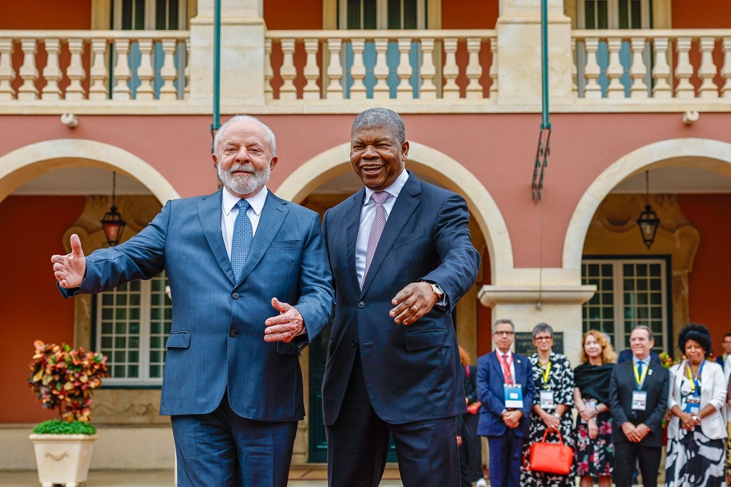 Recepção do presidente de Angola, João Lourenço, ao presidente Lula