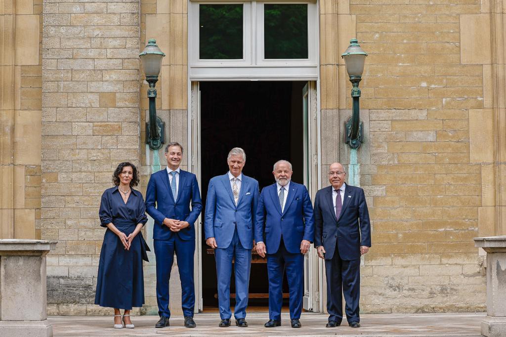 Gabinete Real do Palácio Real de Bruxelas, em 17 de julho de 2023