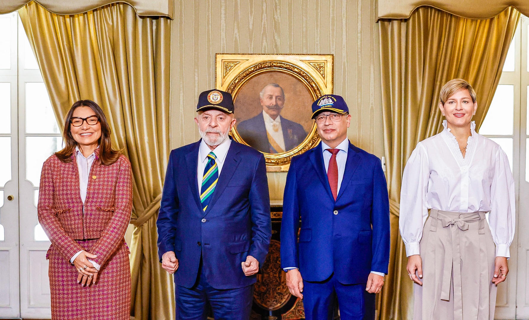 Fotografia oficial, na Casa de Nariño – Bogotá, Colômbia.