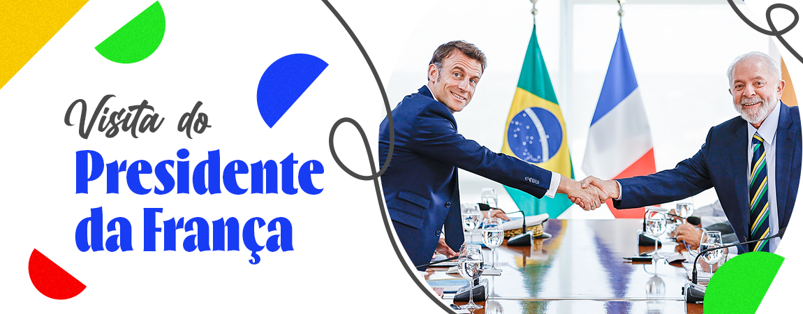Banner de Cabeçalho - Visita do presidente da França