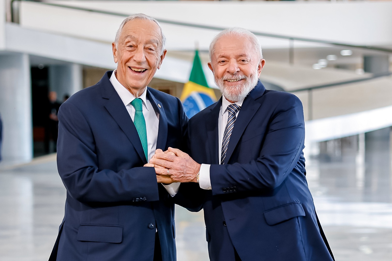 Cerimônia de chegada do Presidente da República Portuguesa