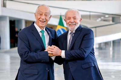 Cerimônia de chegada do Presidente da República Portuguesa