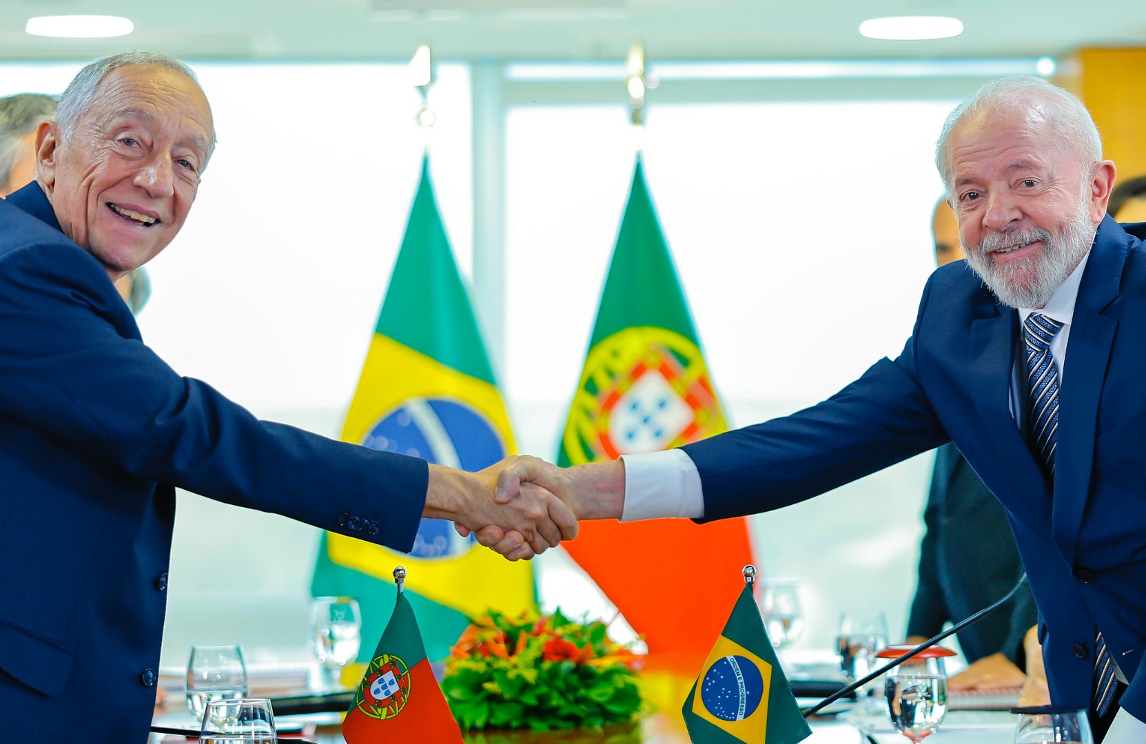 Reunião de trabalho com o Presidente da República Portuguesa