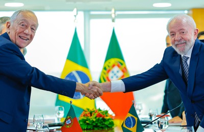 Reunião de trabalho com o Presidente da República Portuguesa