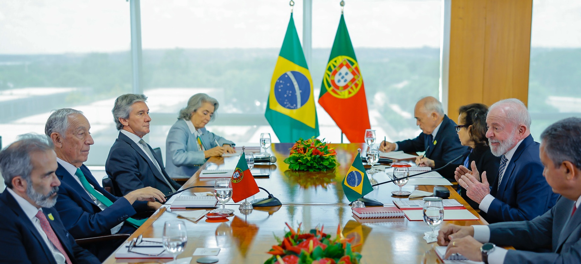 Reunião de trabalho com o Presidente da República Portuguesa