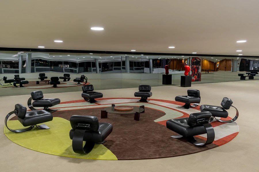 Tapetes criados para o 3º andar do Palácio do Planalto