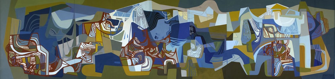 Painel de Roberto Burle Marx. (Foto: DCPP/Presidência da República)