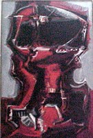 Descrição: Óleo sobre tela, medindo 195,3 x 130,4 cm  Produção: 1967