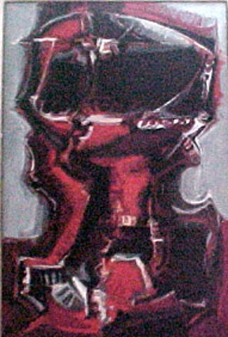 Descrição: Óleo sobre tela, medindo 195,3 x 130,4 cm  Produção: 1967