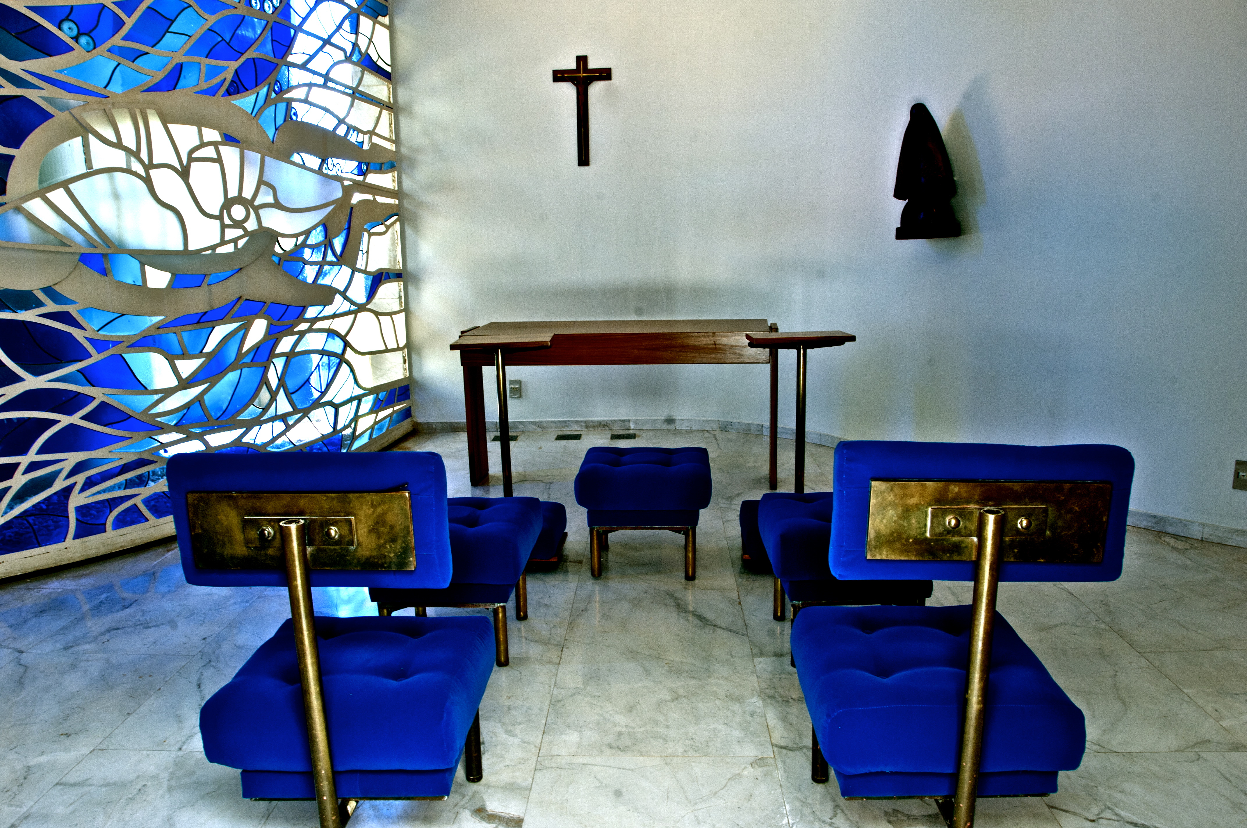 Vista interna da Capela