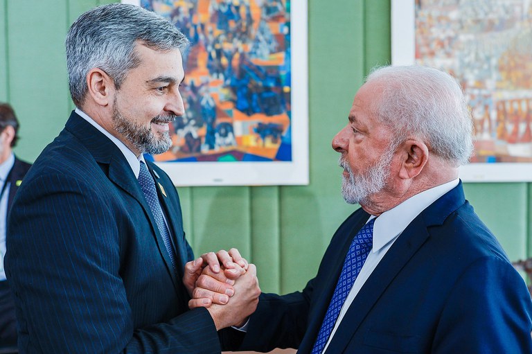 Chegada de Abdo Benítez (Paraguai)