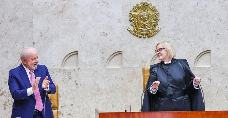 Presidente Lula e ministra Rosa Weber