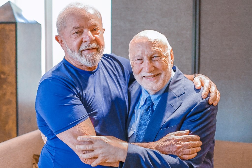 Encontro do presidente Lula com o professor Domenico de Masi