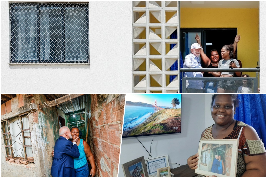 Políticas sociais mudam história de Mariza, revisitada pelo presidente Lula no Rio