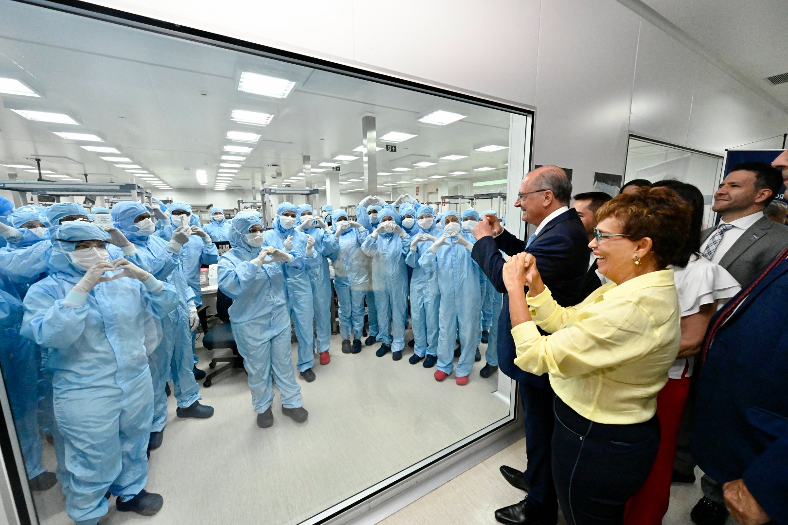 Alckmin participou de inauguração de ampliação da fábrica da Boston Scientific em Contagem (MG), que triplicará capacidade de produção e tem foco no mercado internacional