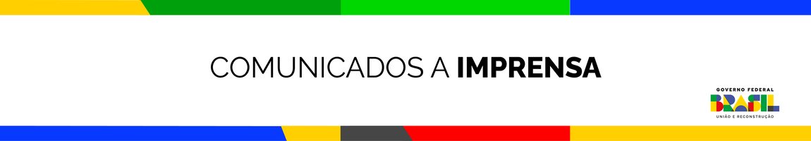 Imagem de apoio para seção de Comunicados à Imprensa