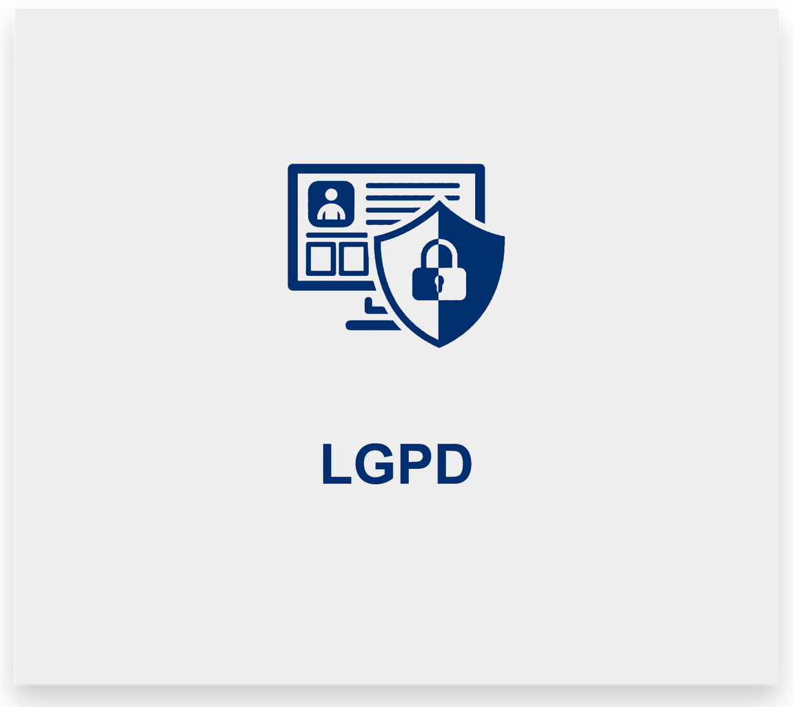 Imagem de apoio para acesso à seção sobre LGPD