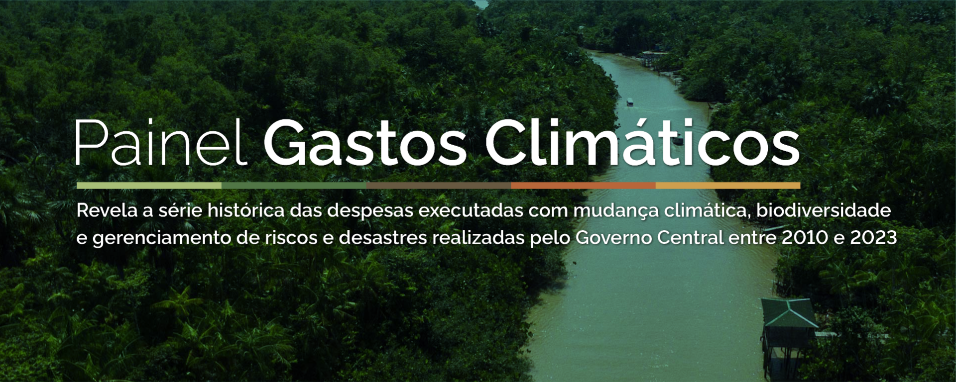 Planejamento lança painel interativo sobre gastos climáticos