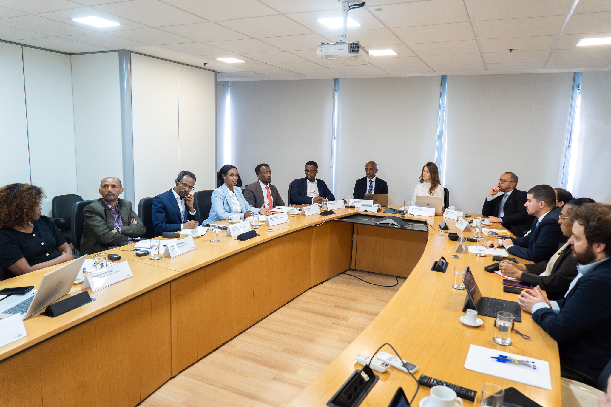 Secretaria de Assuntos Internacionais e Desenvolvimento recebe delegação do Banco de Desenvolvimento da Etiópia (DBE)
