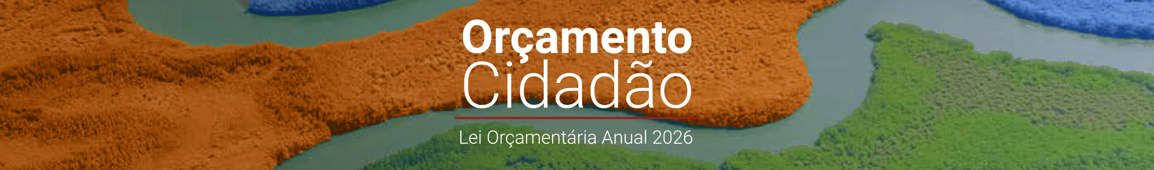 Imagem ilustrativa da capa do relatório Orçamento Cidadão da Lei Orçamentária Anual 2026 direciona ao download deste documento