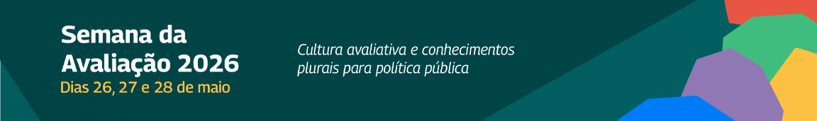 Banner com inscrição para Semana da Avaliação